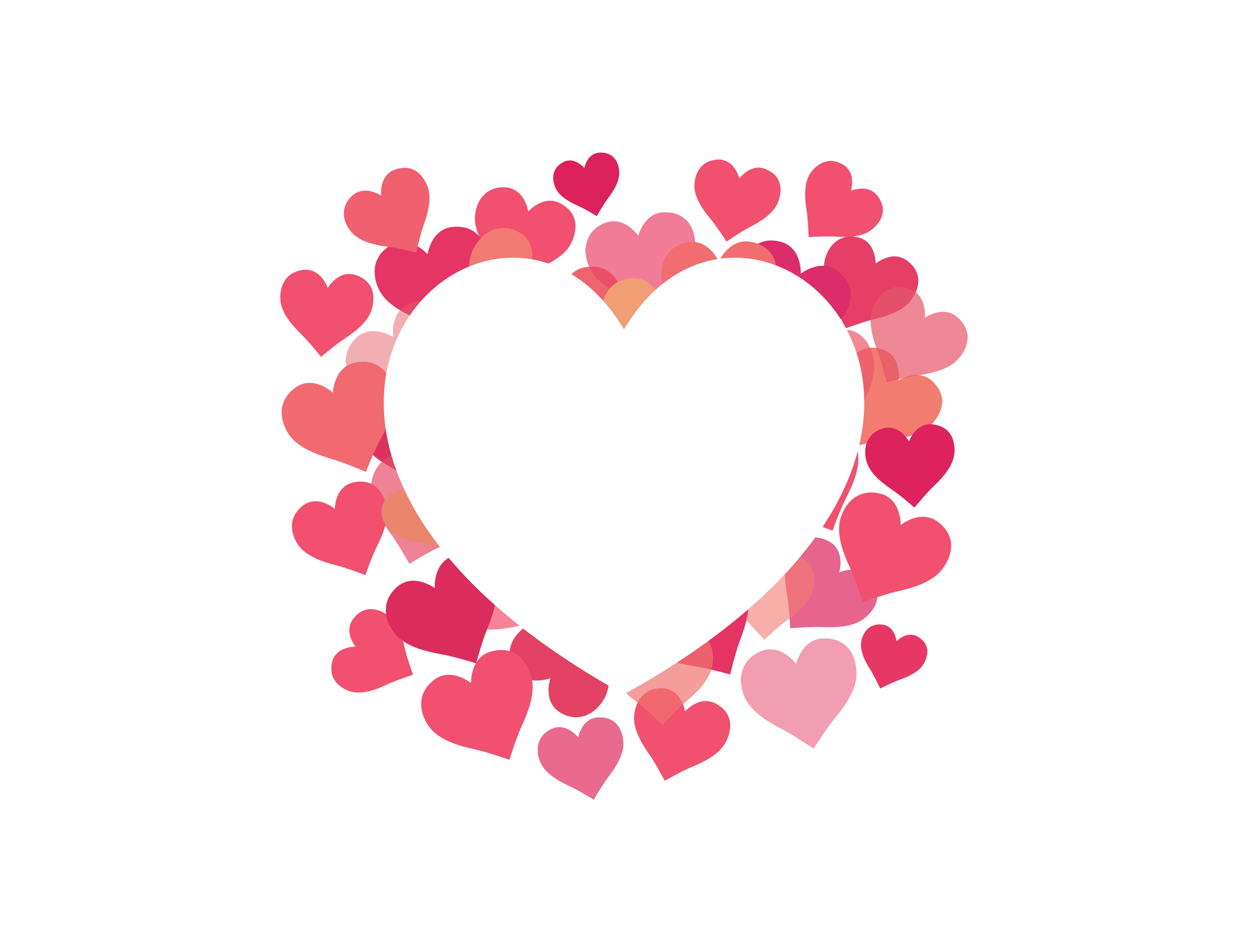 Pernă personalizată în formă de inimă cu o poză - inimi roz | StarGift.ro