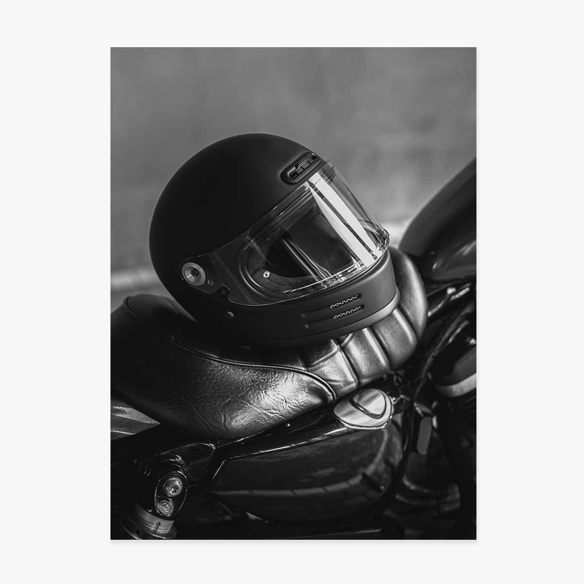 Poster Cască de motociclist