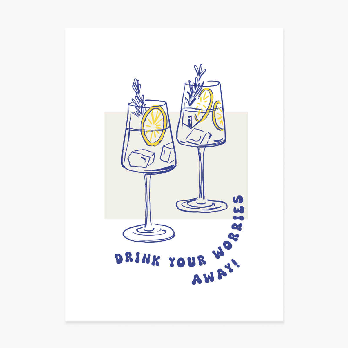 Poster Drink away