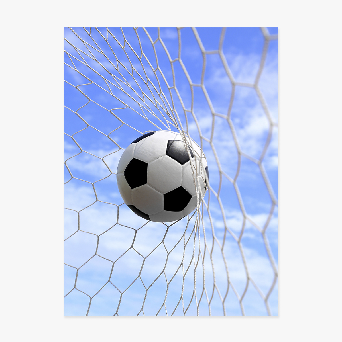 Poster Minge în poarta de fotbal