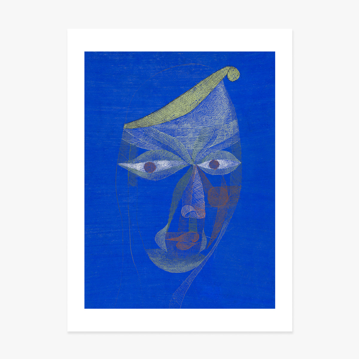 Poster Paul Klee, Portrait of an Oriental 1924