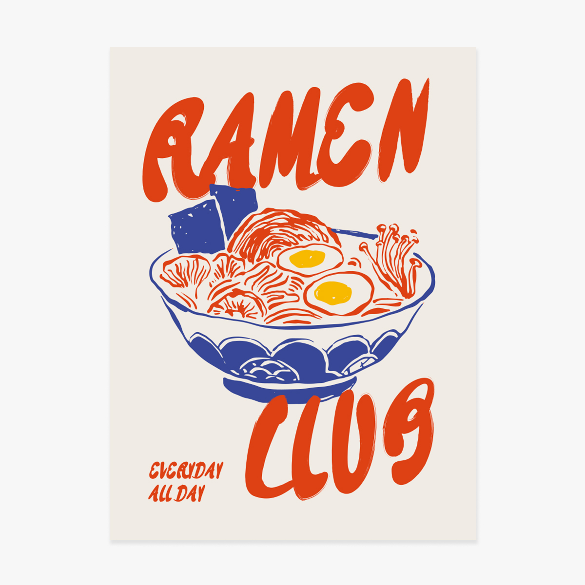 Poster Ramen Club